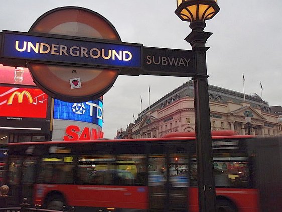 There are many options for getting around London by public transport - The Underground being one of the most popular