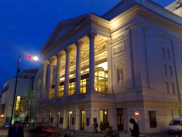 Bow Street entrance to the Royal Opera House