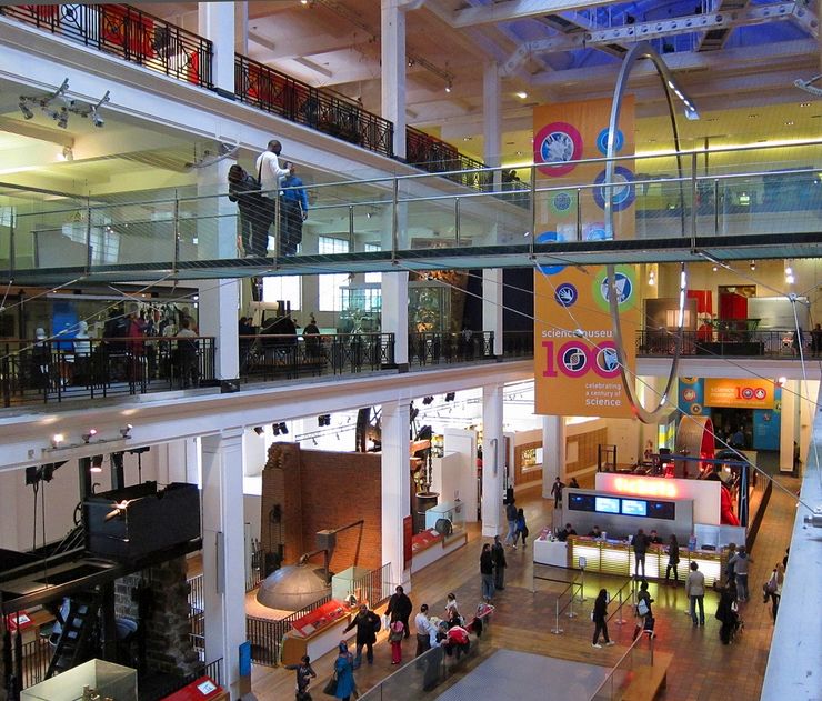 Galleries inside the Science Museum