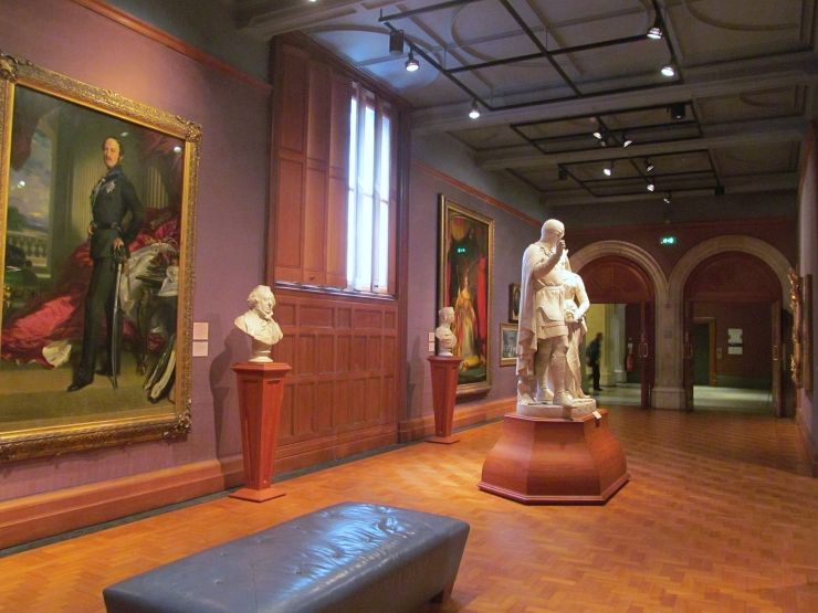 Inside the National Portrait Gallery of London