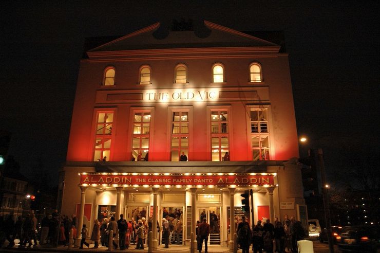 Entrance to the Old Vic Theatre