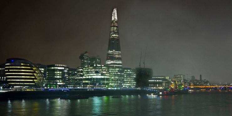 The Shard London the Night