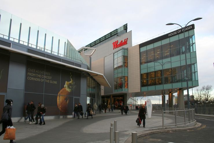 Westfield London Shopping Centre Entrance