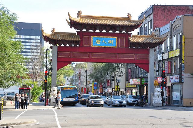 Gate to Chinatown in Montreal
