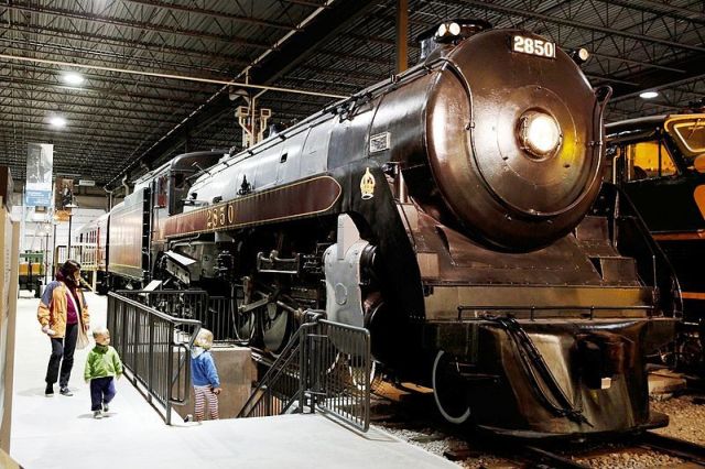 Royal Hudson Steam Locomotive at ExpoRail