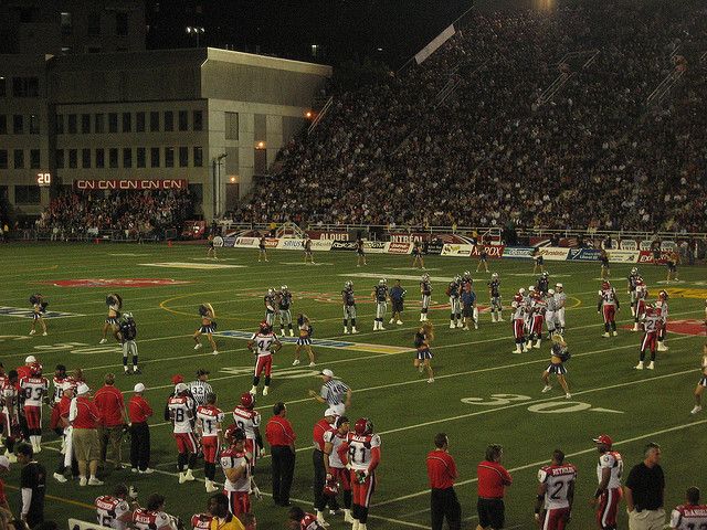 Montreal Alouettes game at Molson Stadium