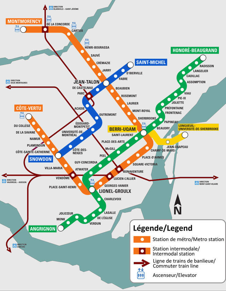 Montreal Metro - Getting Around Montreal by Public Transport