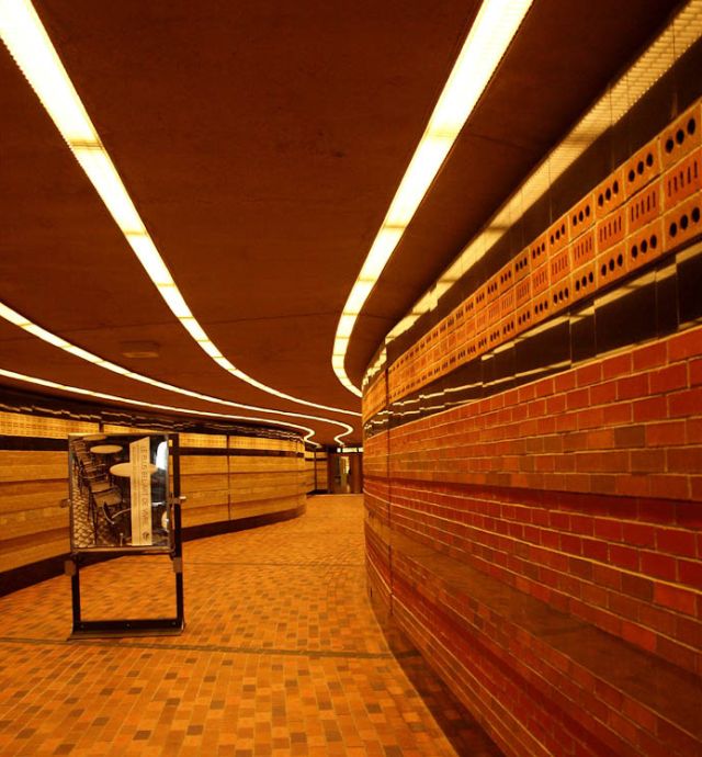 A well lit corridor in the RESO