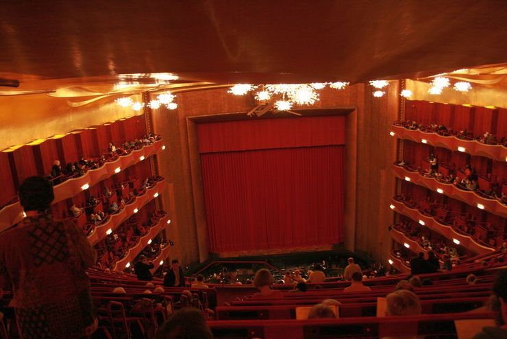Inside the Metropolitan Opera in New York City
