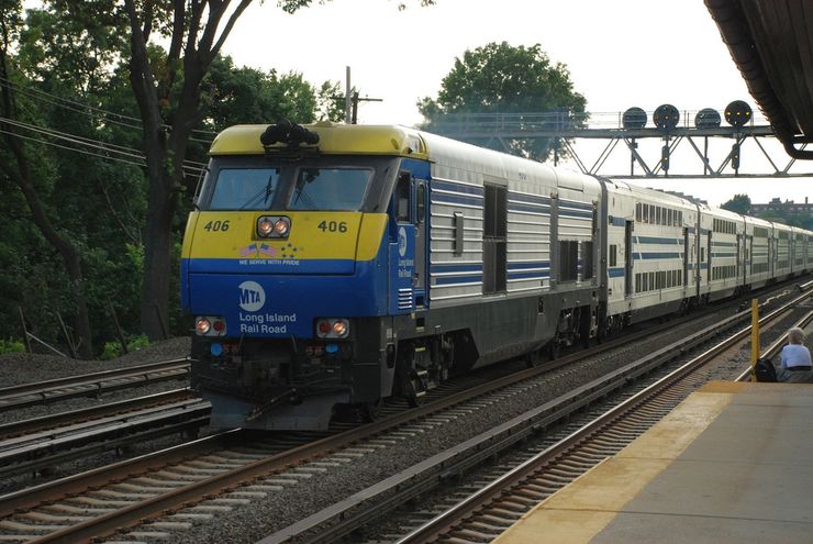 Long Island Rail Road Double Decker Train