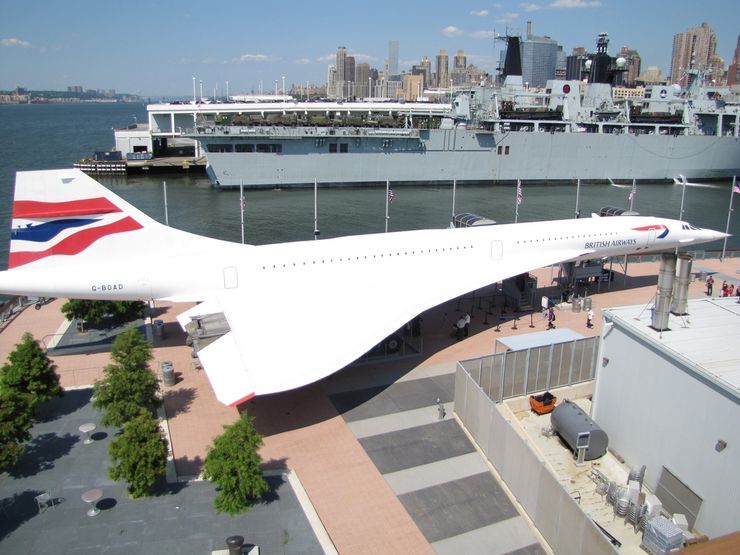 British Airways Concorde at the Intrepid Sea Air and Space Museum 