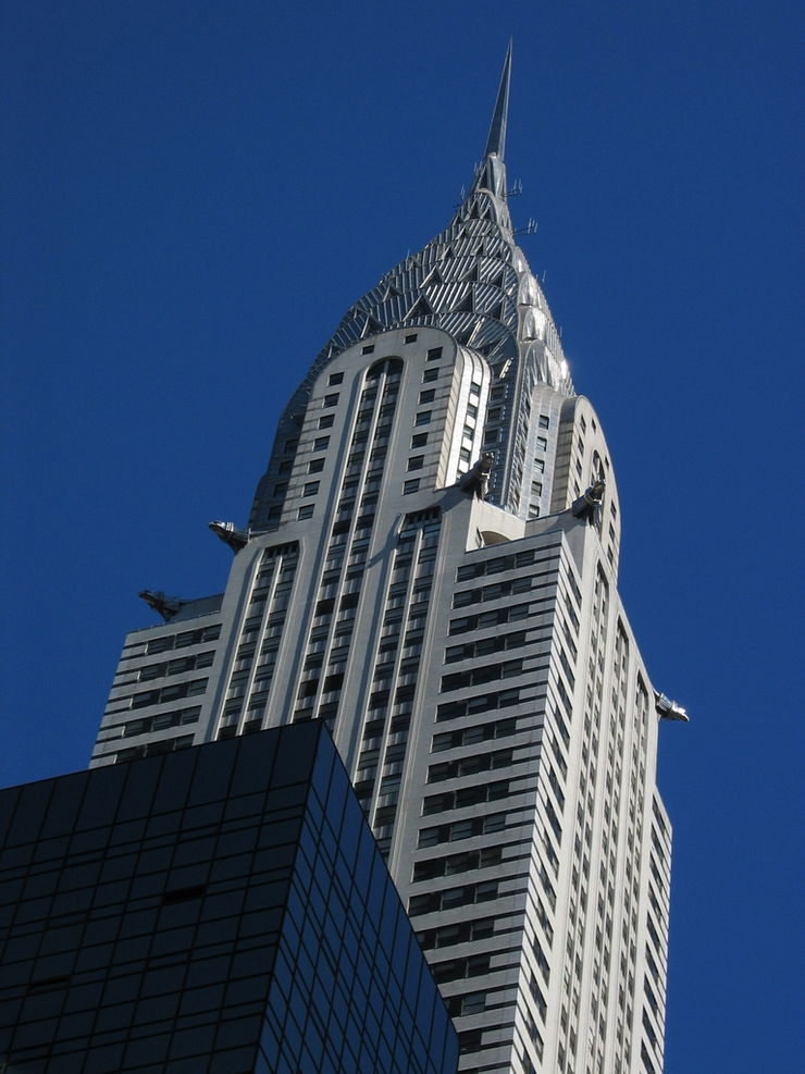 Looking Skyward at New York City's famous Chrysler Building