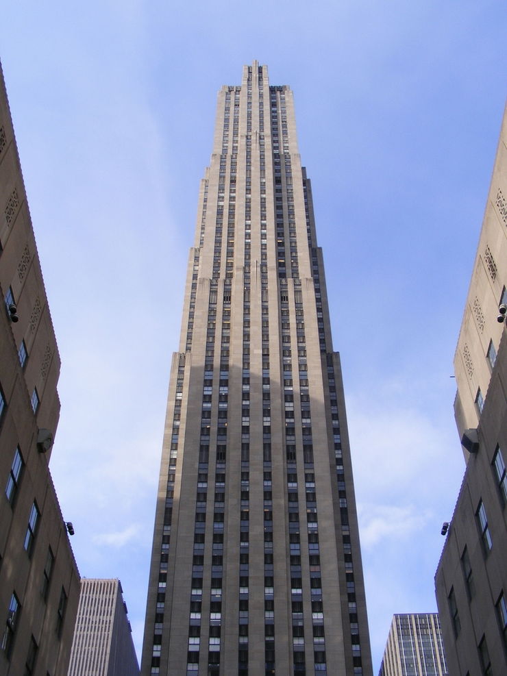 top of the rock building