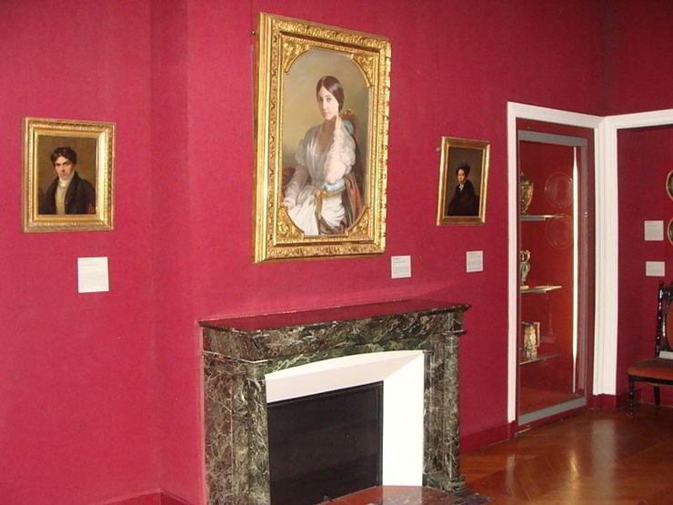 Inside the bedroom at the Musée Delacroix in Paris
