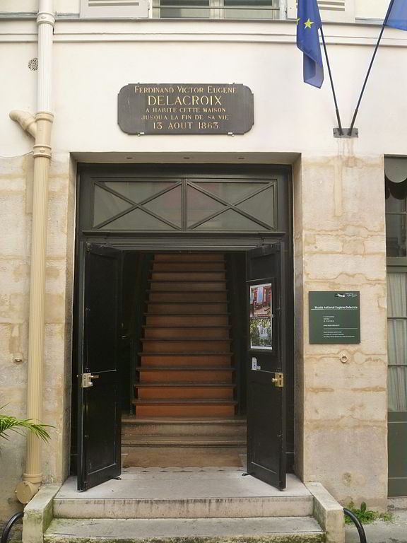 Entrance to the Musée Delacroix in Paris