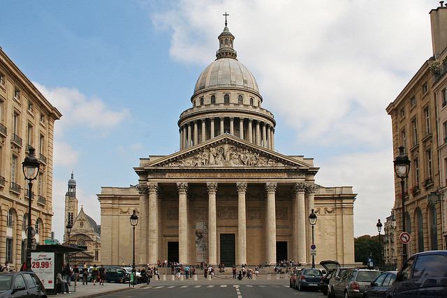 Impressive portico of the Pantheon