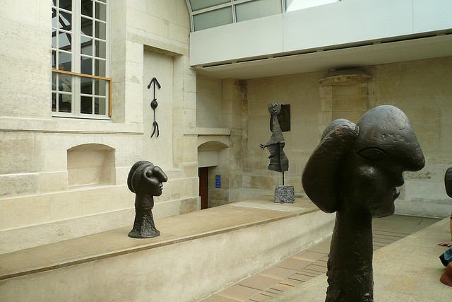 Sculptures in Musée Picasso