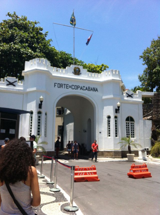 Entrance to Fort Copacabana