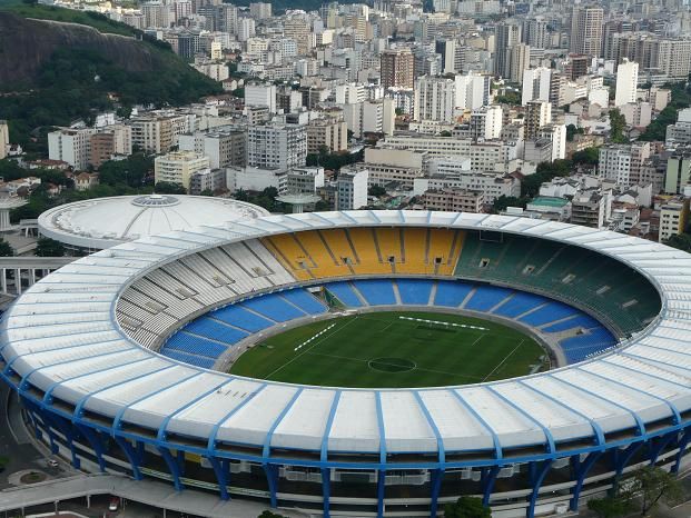Aerial view of Maracana Stadium
