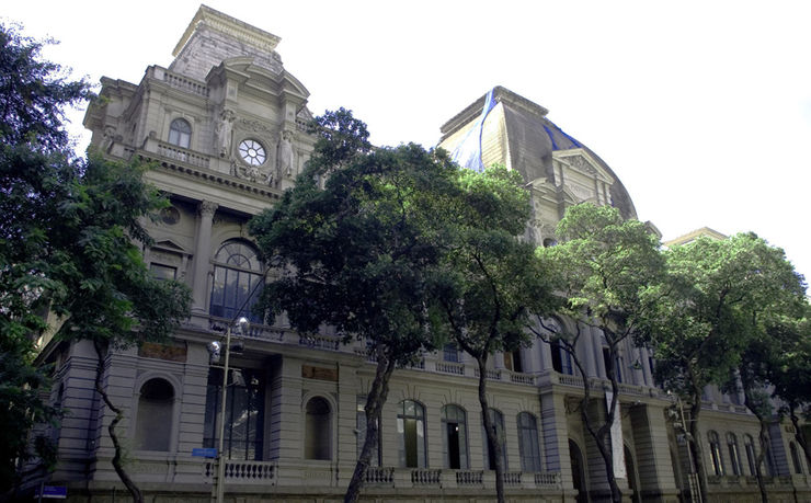 Exterior of the Museum of Fine Arts in Rio de Janeiro