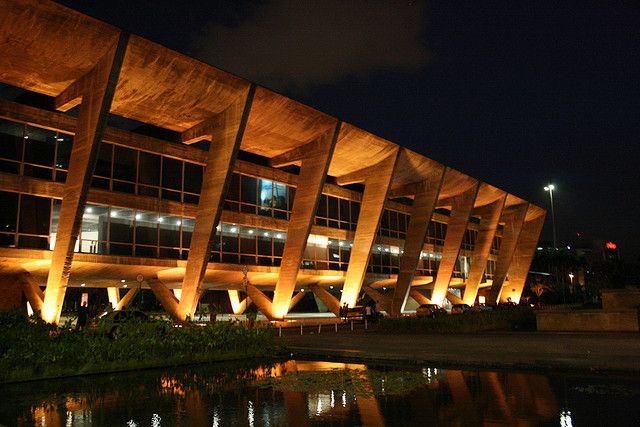 Museum of Modern Art at Night