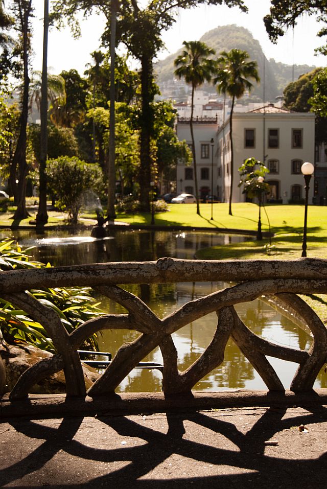 Beautiful grounds behind Museu da República 