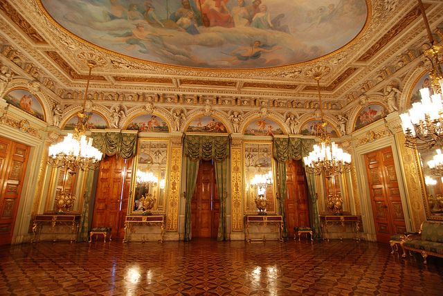 Opulent interior of Catete Palace