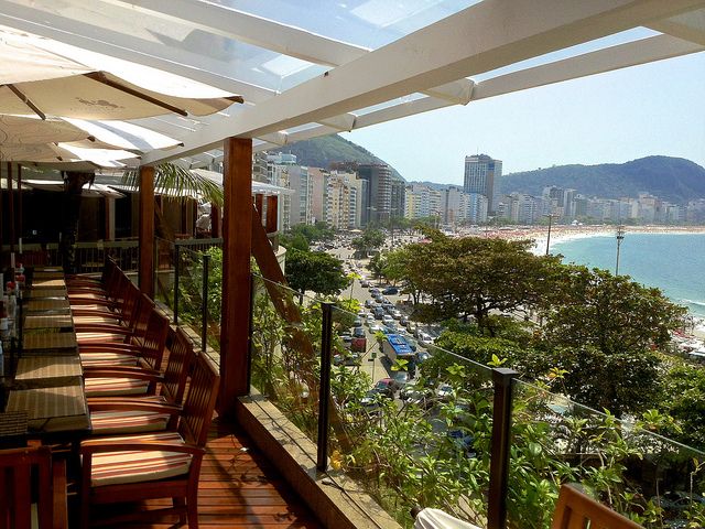 Restaurant on Copacabana Beach