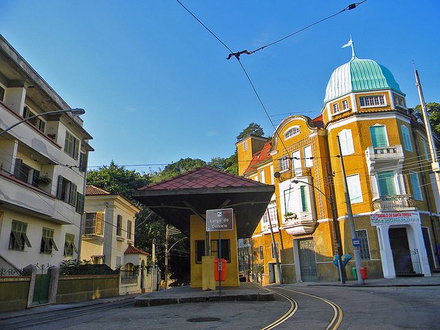 Tram station in Santa Teresa