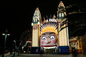 Luna Park at night