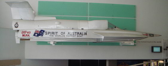 The fastest boat in the world is just one of many neat things you'll see in the Australian National Maritime Museum