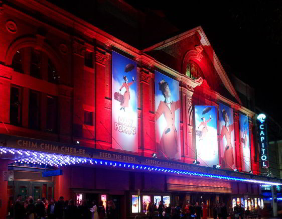Exterior of the beautifully restored Capitol Theatre in Sydney