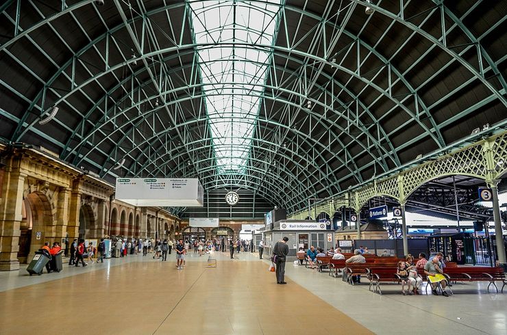 Concourse inside Central Station