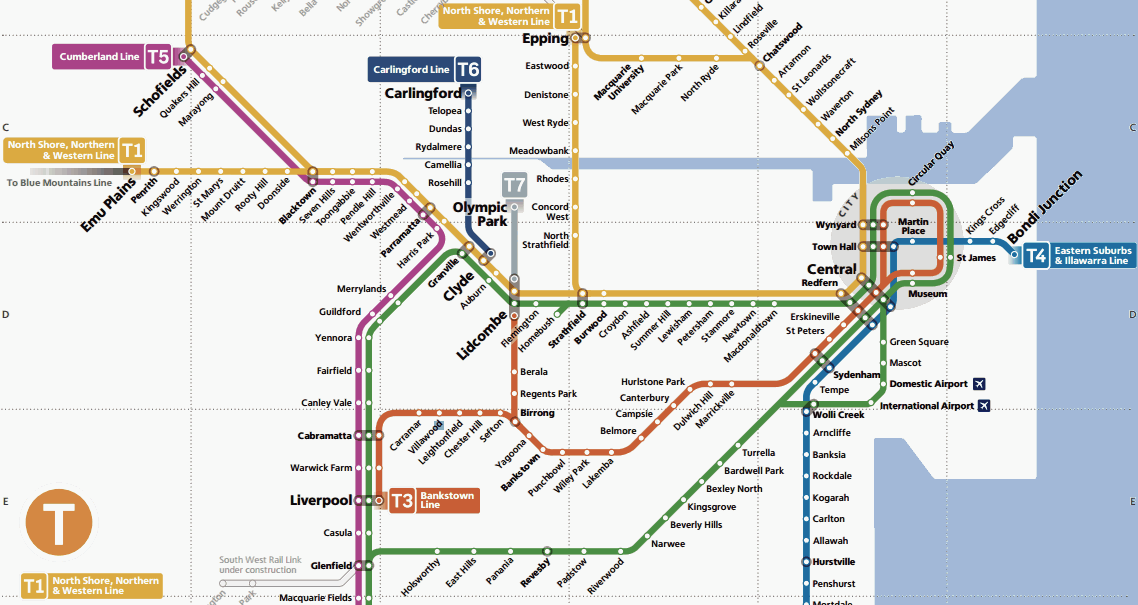 Metro Map Of Sydney Johomaps Metro Map Map Undergroun Vrogue co