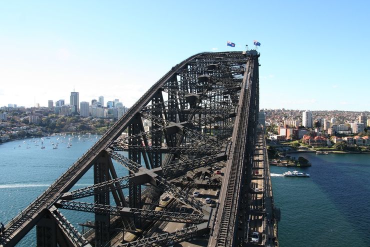 Looking north from the southeast pylon lookout