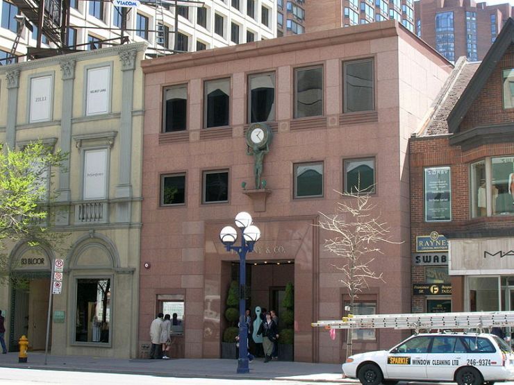 Tiffany and Company Store on Bloor Street in Yorkville