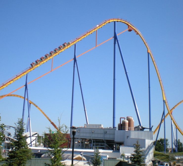 Behemoth is the newest and tallest rollercoaster at Canada's Wonderland