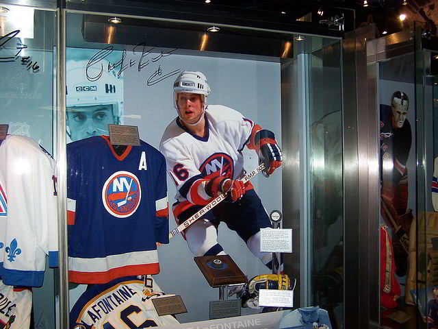 Pat LaFontaine's exhibit