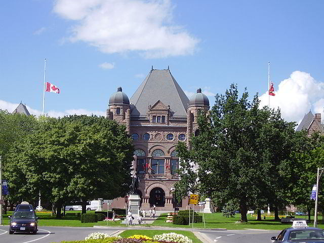 The Ontario Legislative Building in Queen's Park