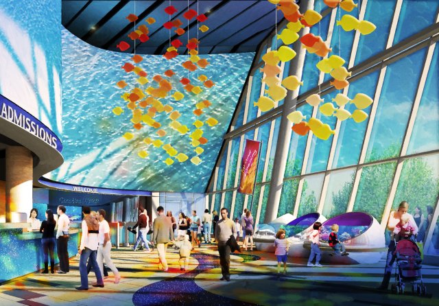 Main Lobby of Ripley's Aquarium