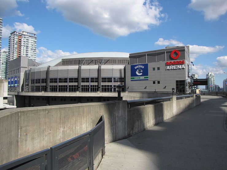 Rogers Arena in Vancouver