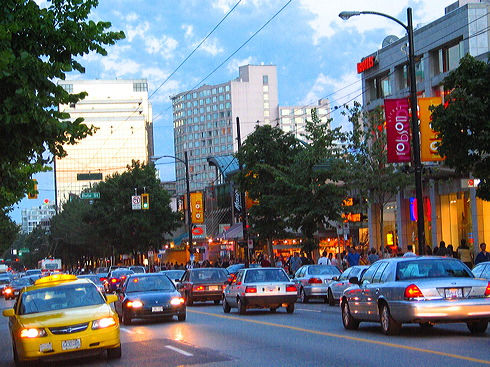 Robson Street - Discovering Vancouver Attractions by Transit