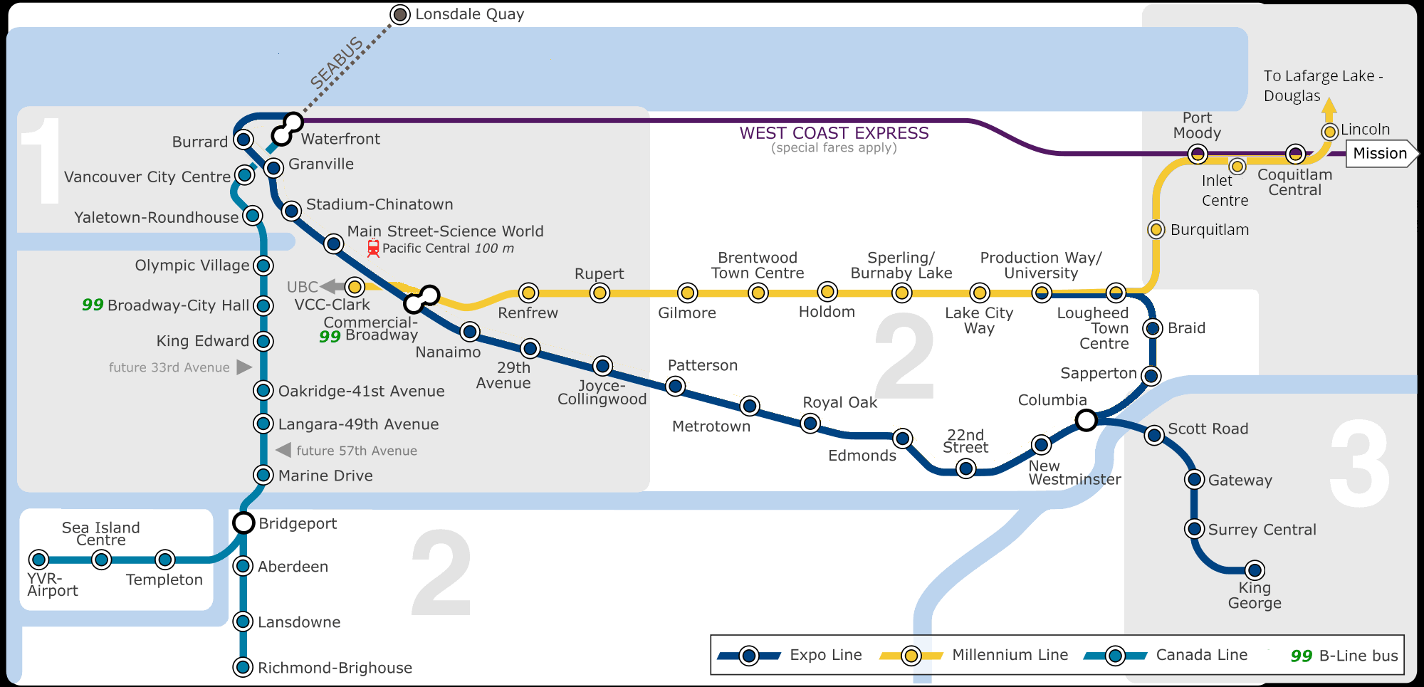 Interactive Vancouver Skytrain Map And Guide